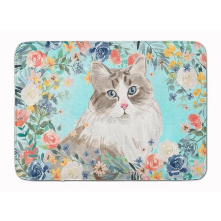 Carolines Treasures Siberian Spring Flowers Machine Washable Memory Foam Mat CK3399RUG